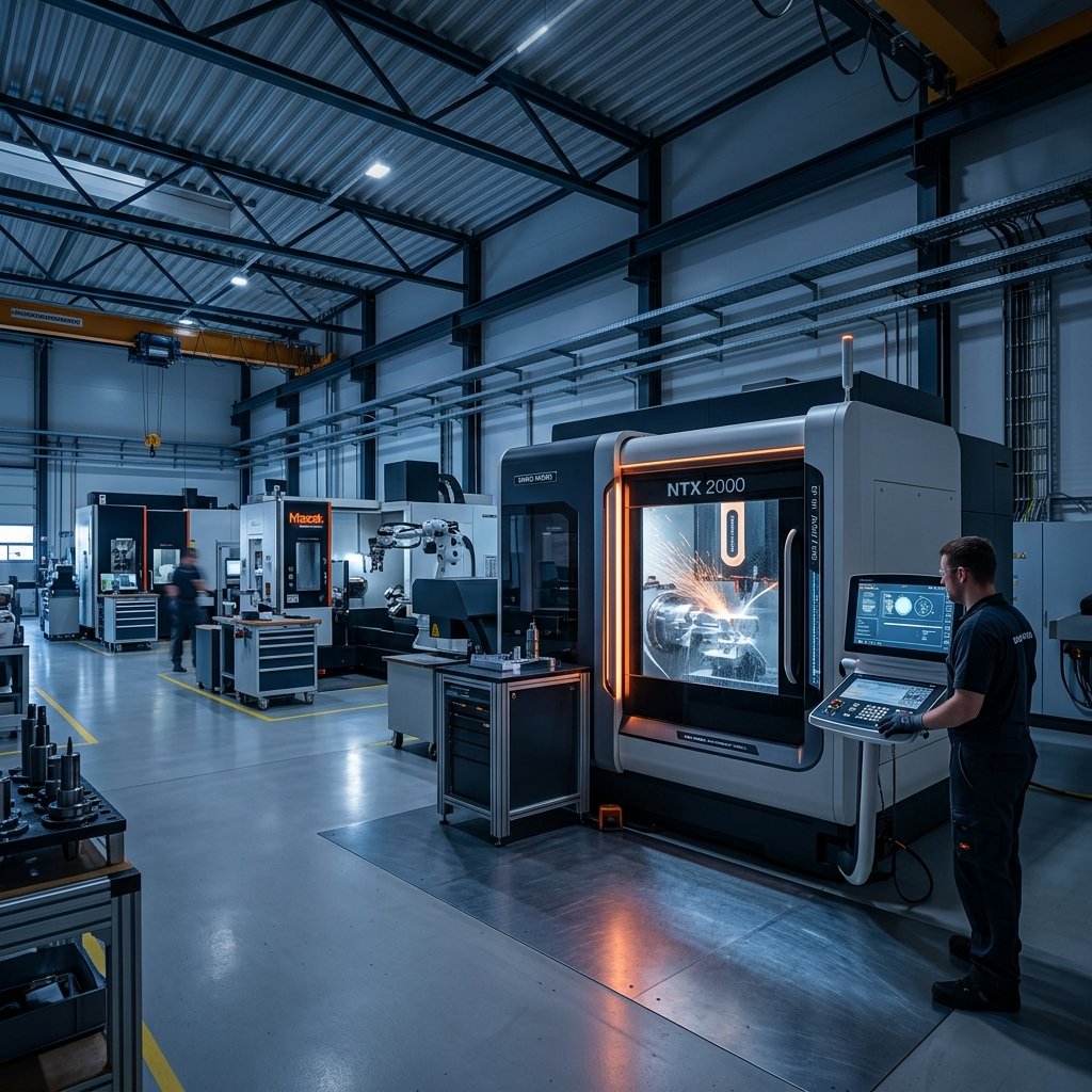CNC Machining Shop Floor